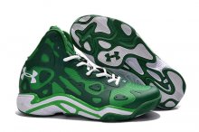 UA Micro G Anatomix Spawn II Basketball Shoes Green/White
