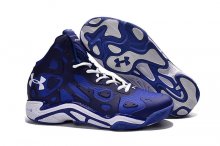 UA Micro G Anatomix Spawn II Basketball Shoes Navy/White