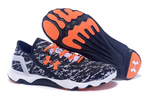 UA Speedform RC Vent Print Black/White Orange