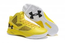 UA ClutchFit™ Drive II Basketball Shoes Yellow Black/White