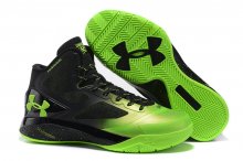 UA ClutchFit™ Drive II Basketball Shoes Green Black