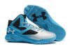 UA ClutchFit™ Drive II Basketball Shoes Sliver-Blue Black