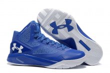 UA ClutchFit™ Drive II Basketball Shoes Blue/White