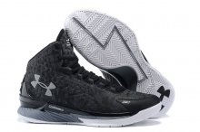 UA Curry One Basketball Shoes Black/Grey