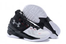 UA Curry Two Basketball Shoes White/Black Sliver
