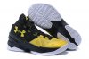 UA Curry Two Basketball Shoes Yellow/Black White