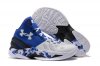 UA Curry Two Basketball Shoes Sliver/Blue/Black