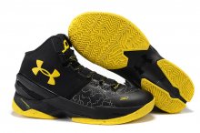 UA Curry Two Basketball Shoes Black/Yellow