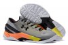 UA Curry Two Low Basketball Shoes Grey/Black