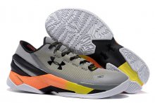 UA Curry Two Low Basketball Shoes Grey/Black