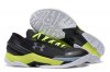 UA Curry Two Low Basketball Shoes Black/Sliver/Yellow