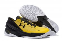 UA Curry Two Low Basketball Shoes Black/Yellow