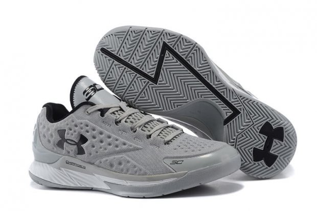 UA Curry One Low Basketball Shoes Grey