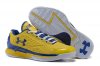 UA Curry One Low Basketball Shoes Yellow/Navy White