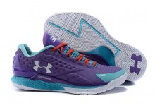 UA Curry One Low Basketball Shoes Purple