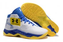 UA Curry 2.5 Basketball Shoes White/Blue/Yellow