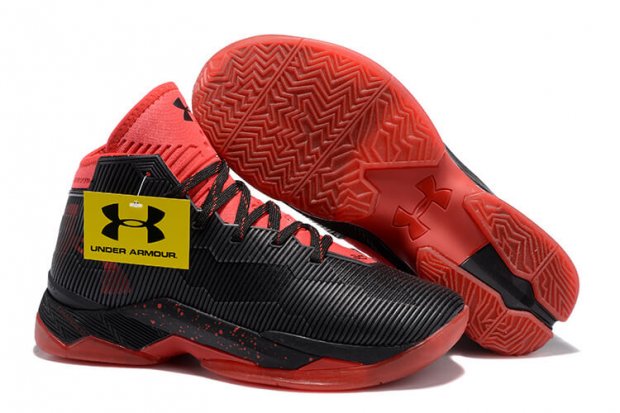 UA Curry 2.5 Basketball Shoes Black/Red