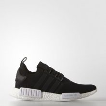Men's adidas NMD_R1 SHOES Black / Black / Running White