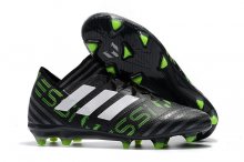 Men's adidas Nemeziz Messi 17.3 FG Black/Green