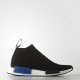 Men's adidas NMD_CS1 PRIMEKNIT SHOES Black/Lush Blue