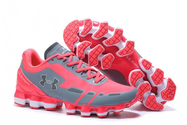 UA Scorpio Red/Grey White Women