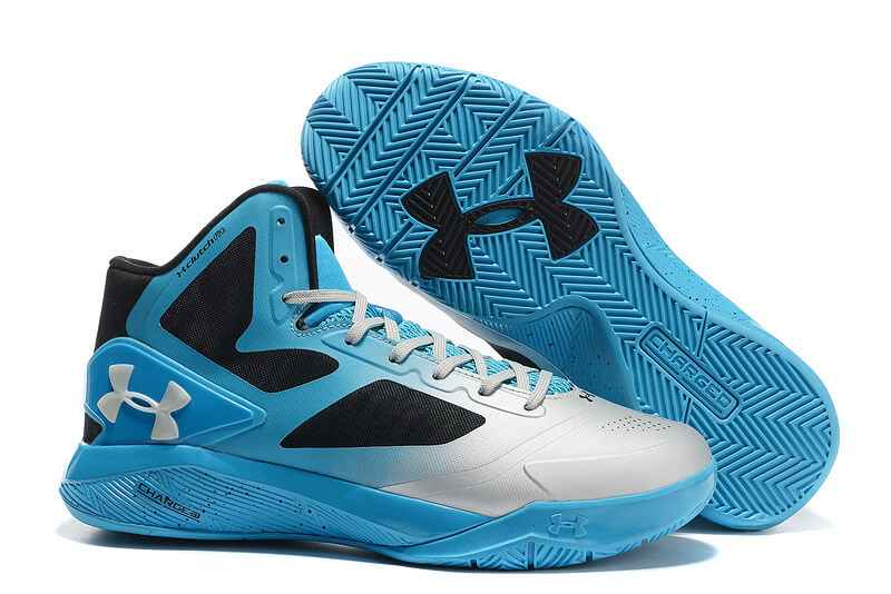 blue under armour basketball shoes